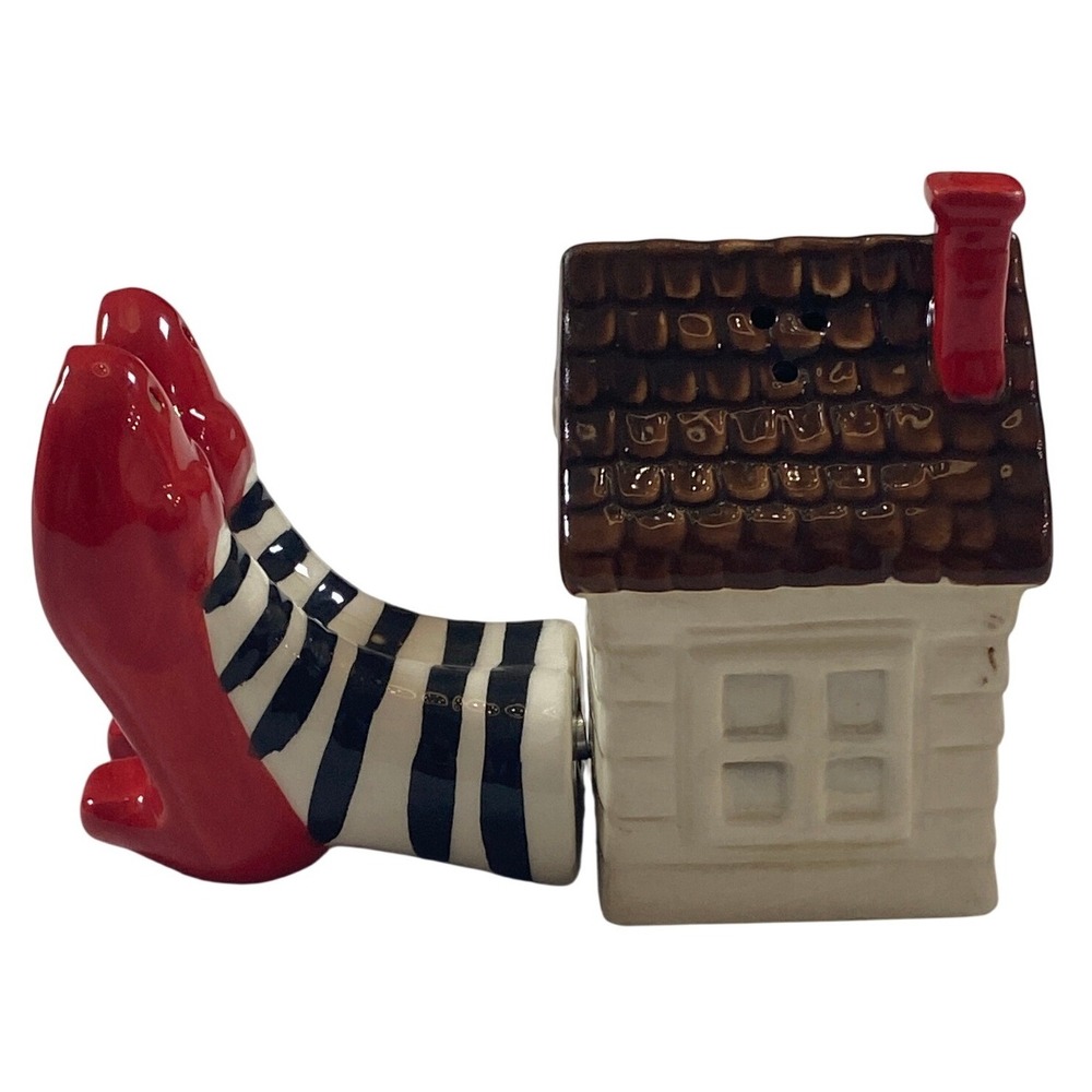 Wizard of Oz Salt and Pepper Shakers Ruby Slippers House Turner Wicked 2009